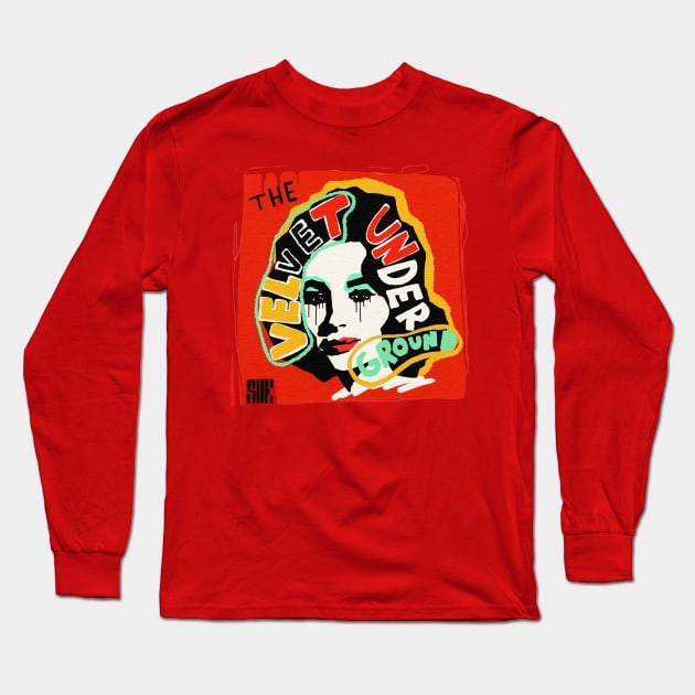 Velvet underground Long Sleeve T-Shirt by sheltonartco